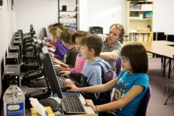 Best Private School Fort Collins | Elementary School Near Me | Students in Technology Lab